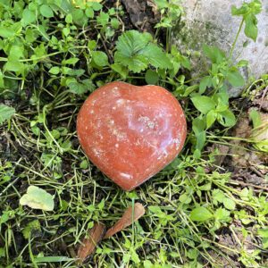 Orange Calcite Heart (oc11)
