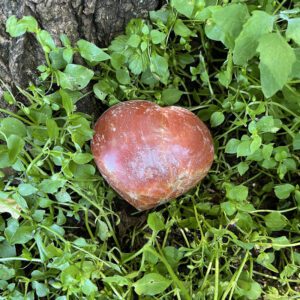Orange Calcite Heart (oc15)