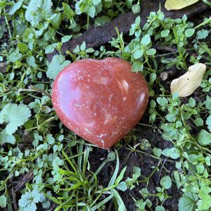 Orange Calcite Heart (oc17)