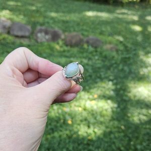 Magical Delights Wind Agate Ring (mdfb166)